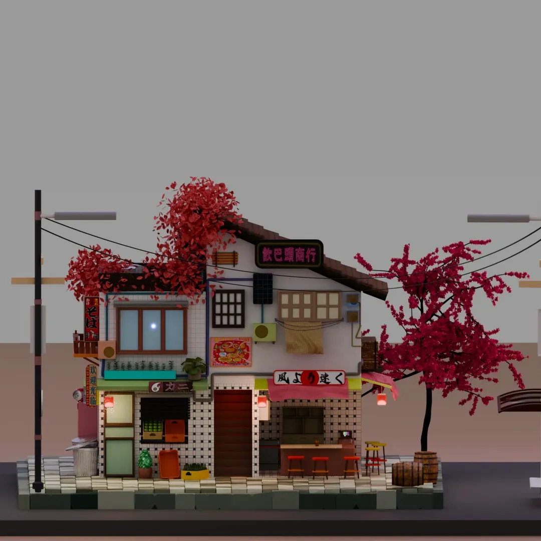 3D დიზაინის Blender კურსდამთავრებული - თამთა ღარიბაშვილი