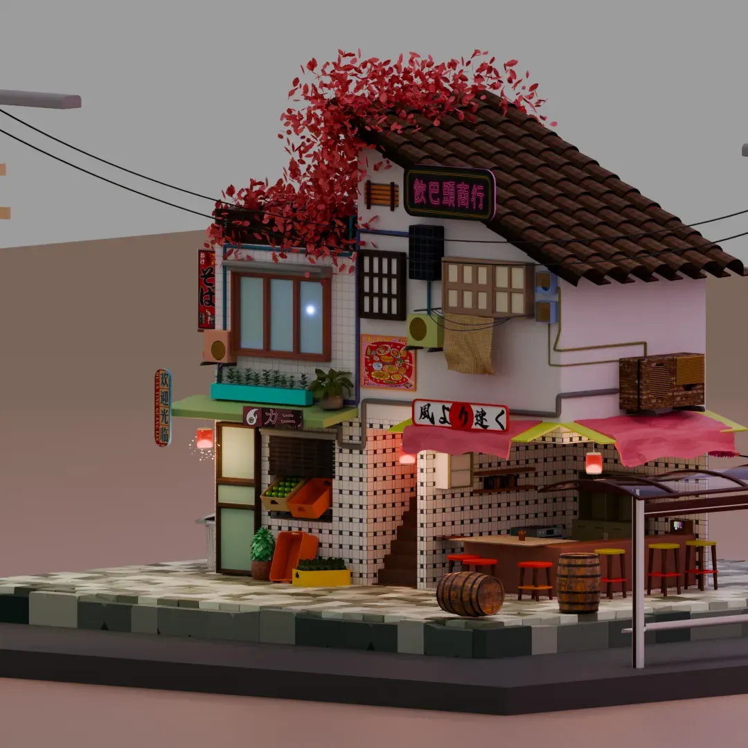 3D დიზაინის Blender კურსდამთავრებული - თამთა ღარიბაშვილი