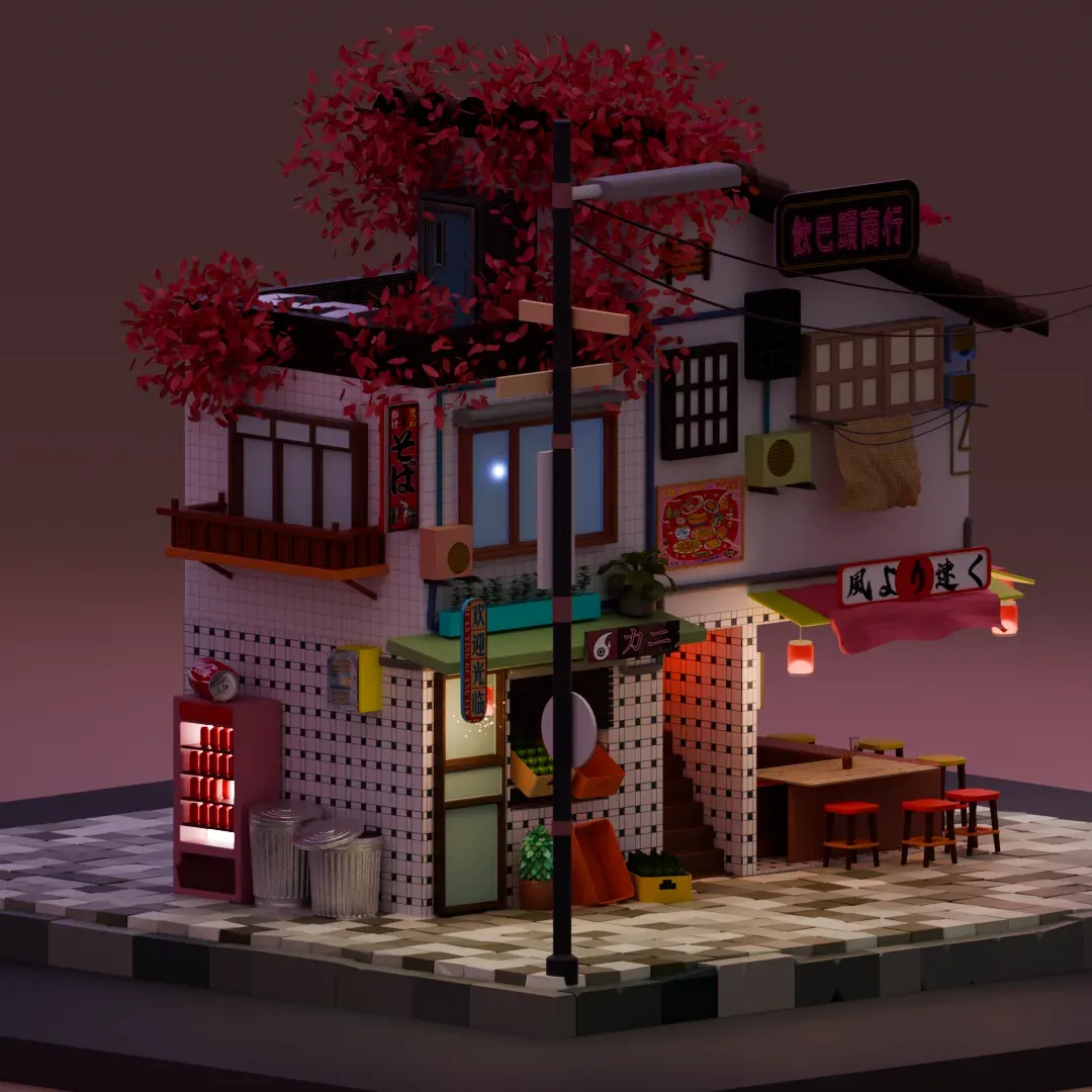 3D დიზაინის Blender კურსდამთავრებული - თამთა ღარიბაშვილი