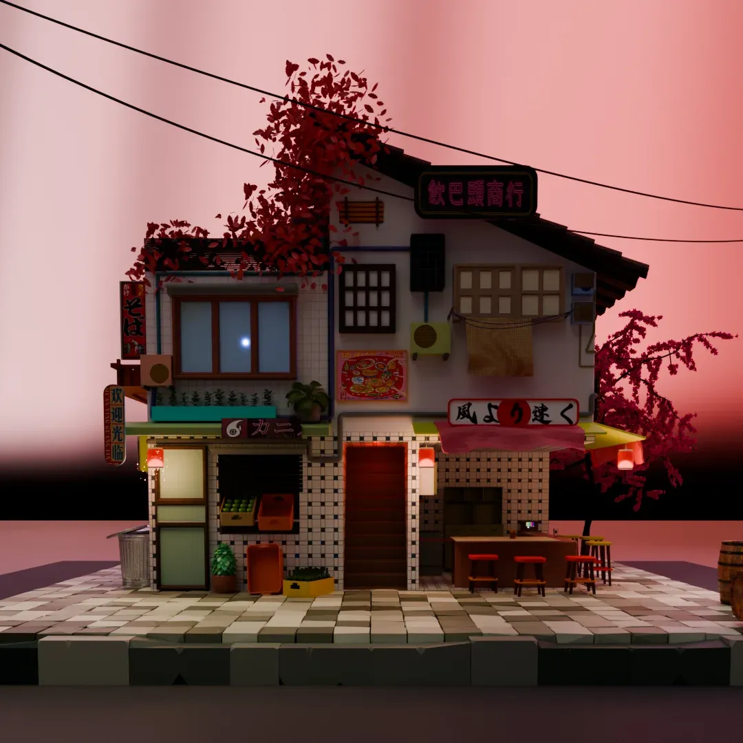 3D დიზაინის Blender კურსდამთავრებული - თამთა ღარიბაშვილი